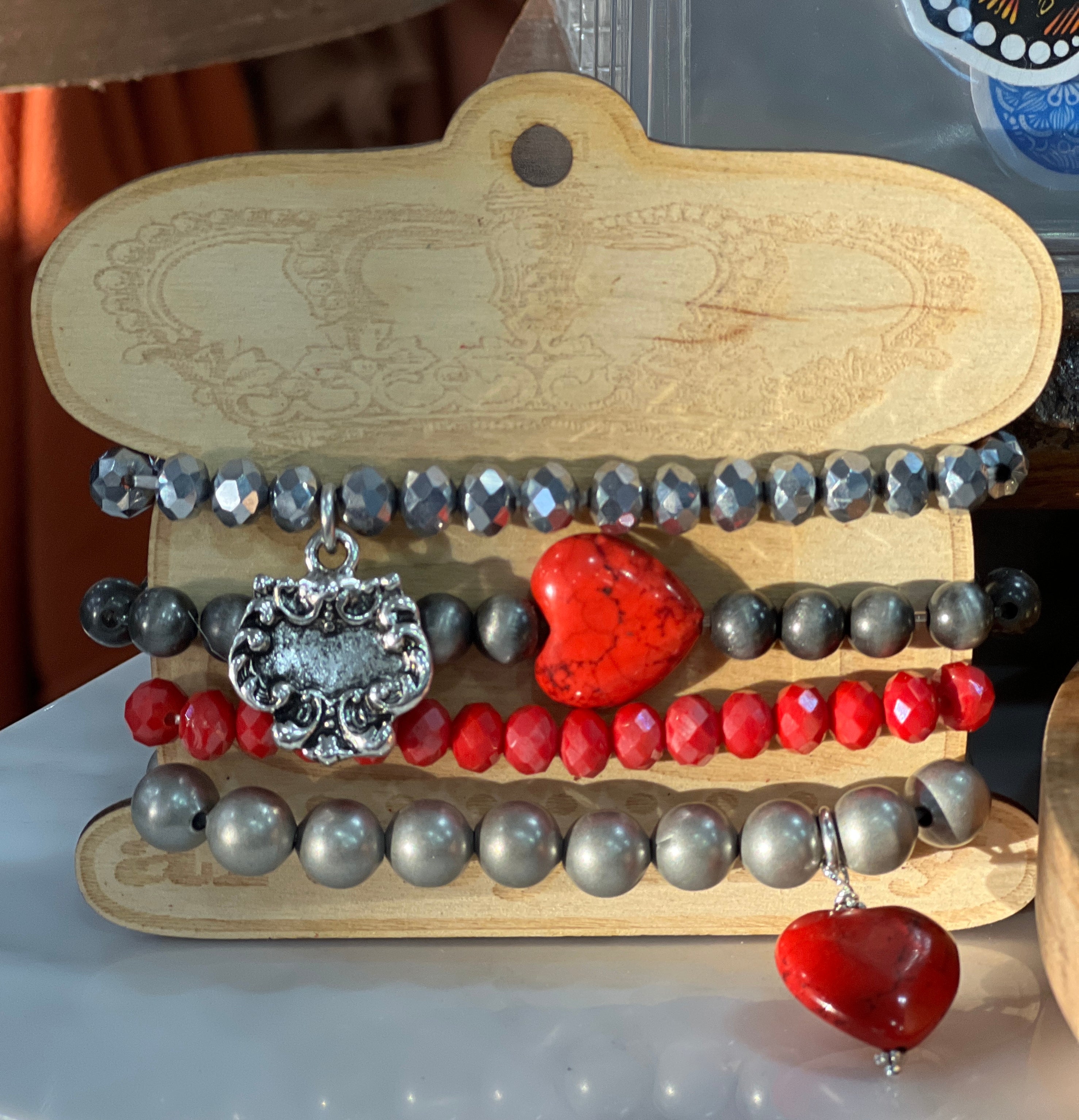 Darkling Valentine Stretch Bracelet Stacker