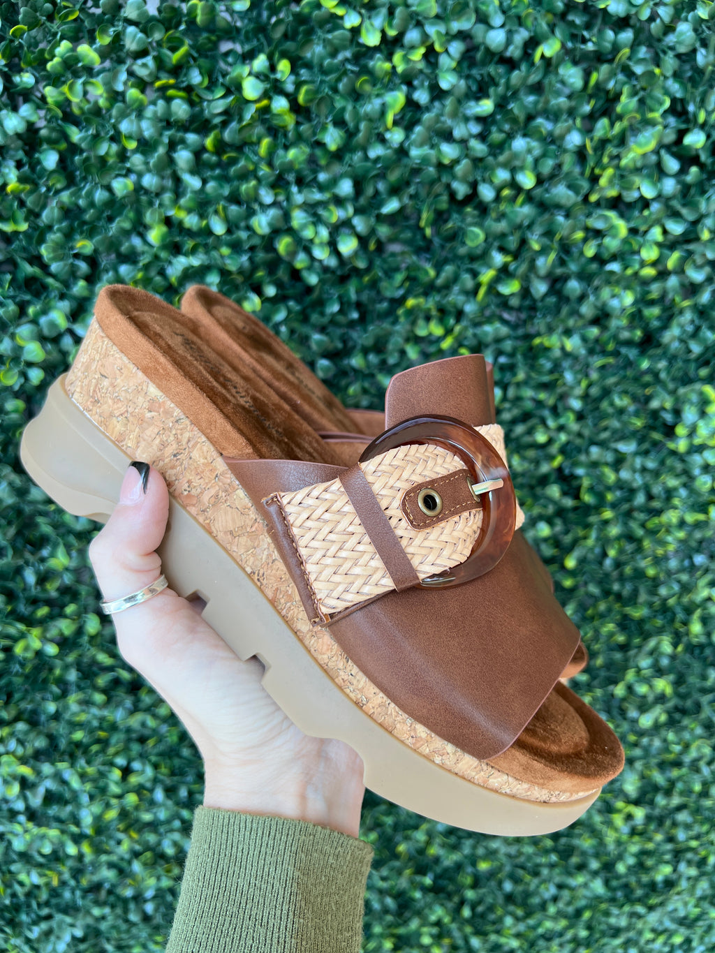 Pierre Dumas Hit-9 Slide Wedge Platform Sandal – The 1408 Boutique ...