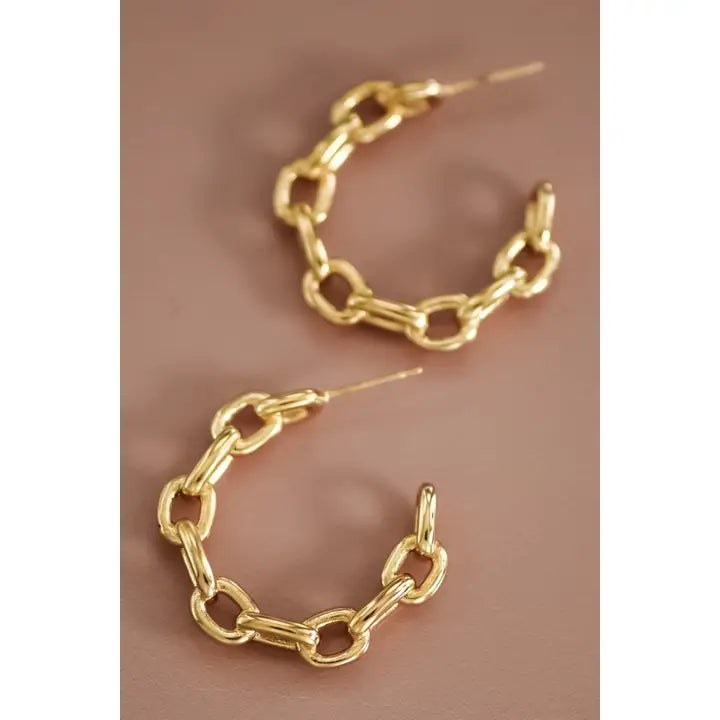 18K Gold Plated Waterproof Stainless Steel Earring Collection