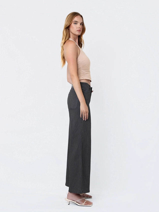 Mafia High Rise Extreme Pinstripe Wide Leg Pants