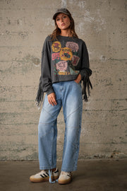 Cowgirl Social Club Oversized Graphic Sweatshirt