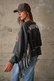 Cowgirl Social Club Oversized Graphic Sweatshirt