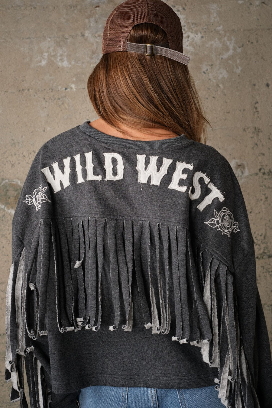 Cowgirl Social Club Oversized Graphic Sweatshirt