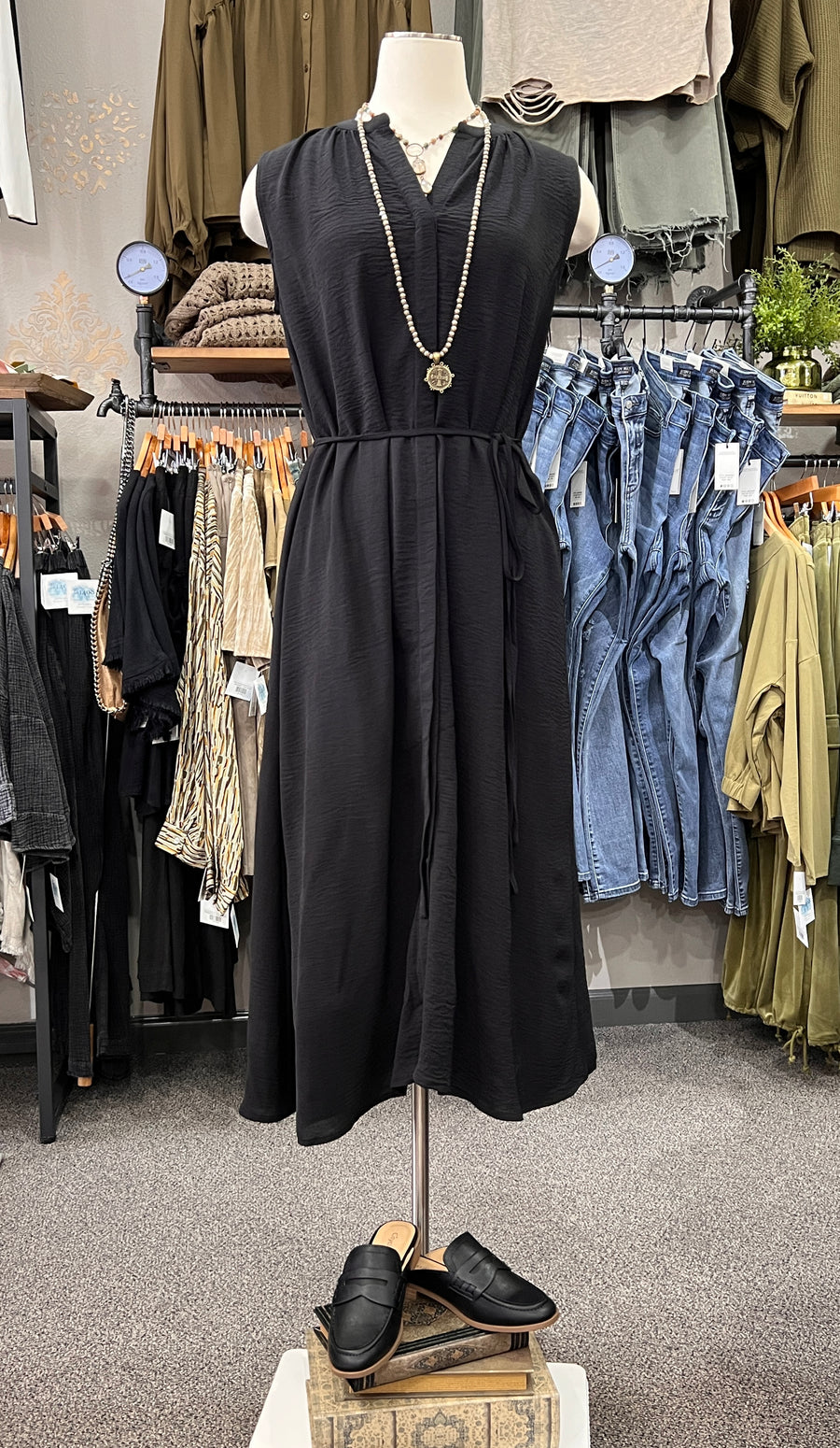 winona midi dress Winona Tan Brown Animal Spot Petite Midi Dress
