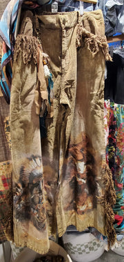 Warrior Graphics Corduroy Wide Leg Pant by A Rare Bird
