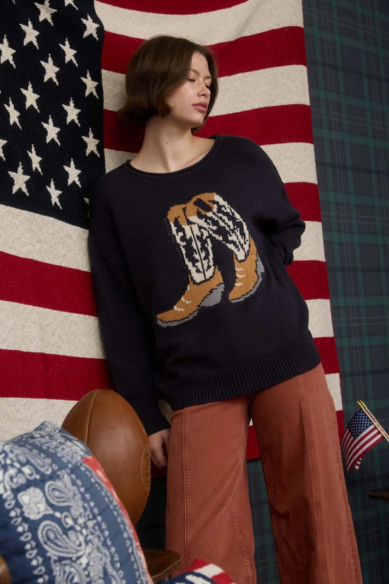 Boot Scootin' Boogie Long Sleeve Sweater