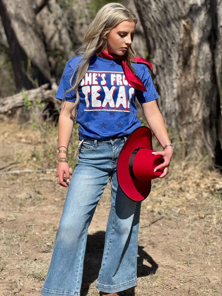 She's From Texas Graphic Tee
