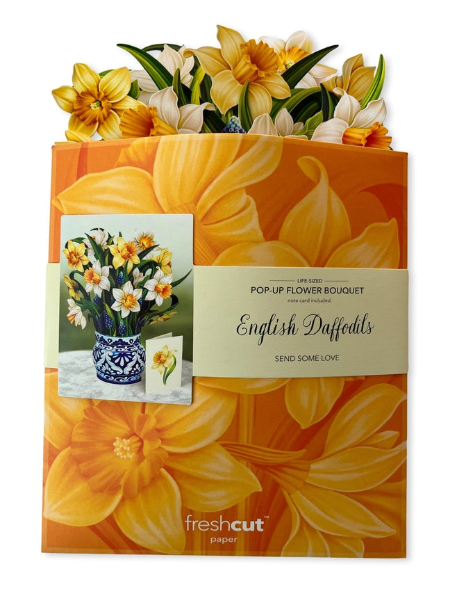 Daffodils Pop Up Bouquet Card