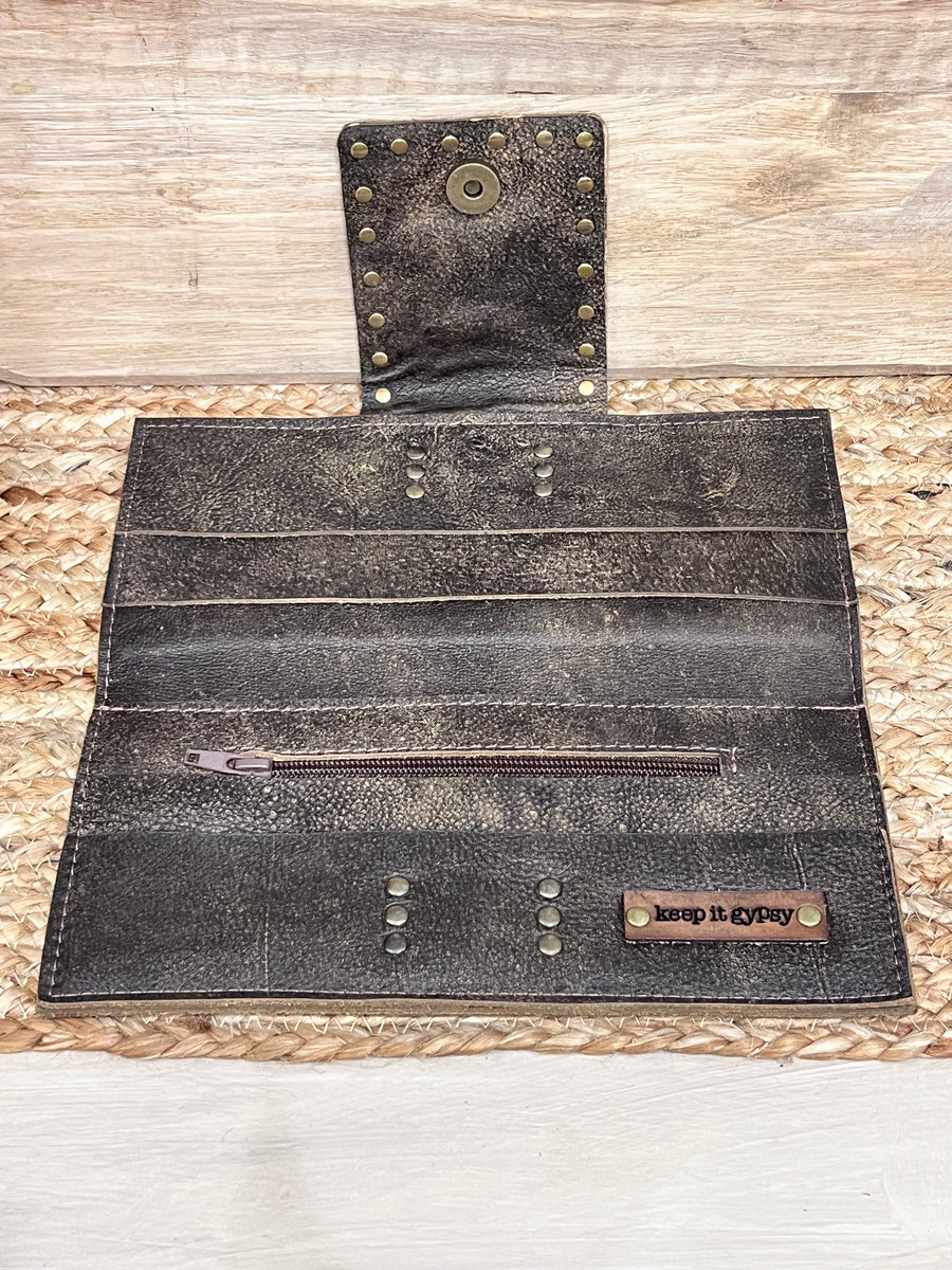 Keep It Gypsy ROWDYRANCH Large Clutch Wallet