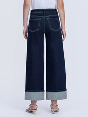 Miss Behavin' High Rise Cuffed Wide Leg Jeans