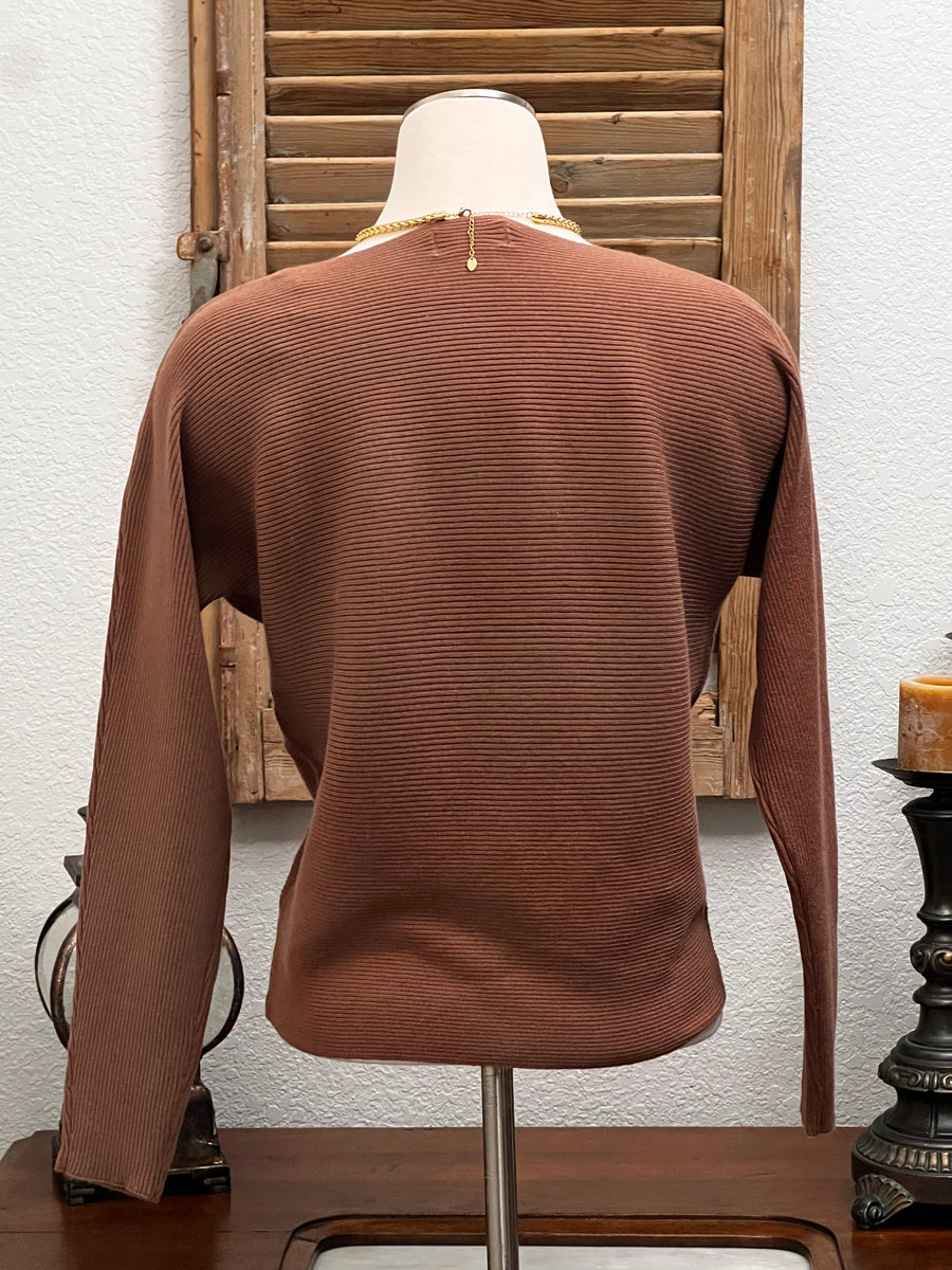 Shelby Round Neck Sweater Top