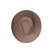 Vegan Suede Rancher Hat: Pearl