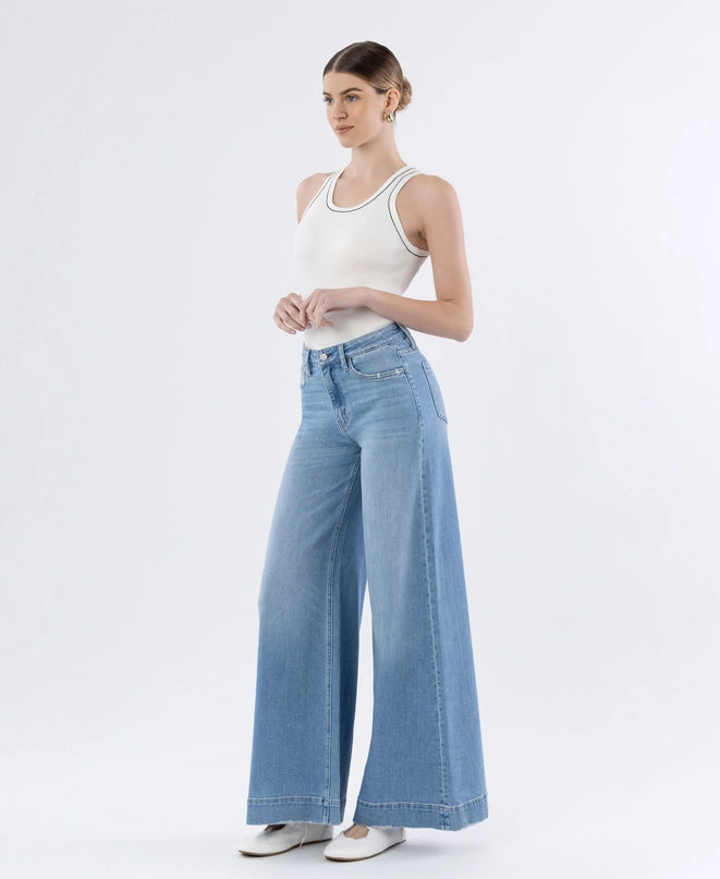 Woodstock High Rise Extreme Wide Leg Jeans