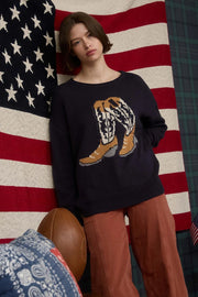 Boot Scootin' Boogie Long Sleeve Sweater