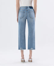 Loverboy Boyfriend Cut High Rise Slim Wide Crop Length Jean