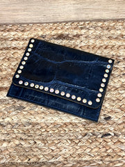 Keep It Gypsy RowdyRanch Flora Clutch Wallet with Crystal Rivets