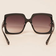 Retro Women's Squared Acetate Frame Sunglasses