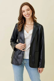 Sammie Super Soft Leather Blazer