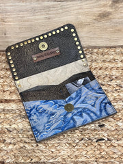 Keep It Gypsy RowdyRanch Flora Clutch Wallet with Crystal Rivets