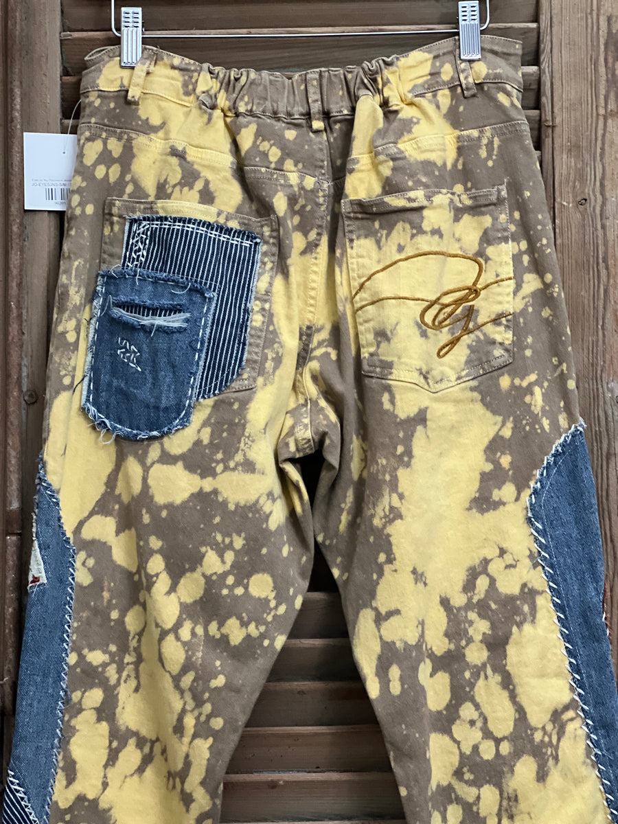 Eyes on You Patchwork Jeans by Jaded Gypsy