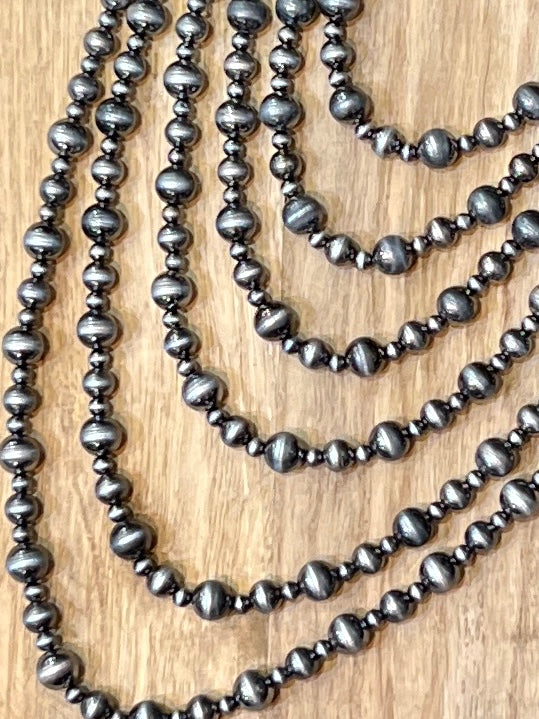Navajo Pearl Beaded MultiStrand Necklace