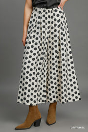 San Dottie Polka Dot Wide Leg Resort Pant