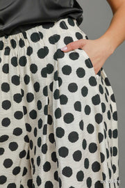 San Dottie Polka Dot Wide Leg Resort Pant