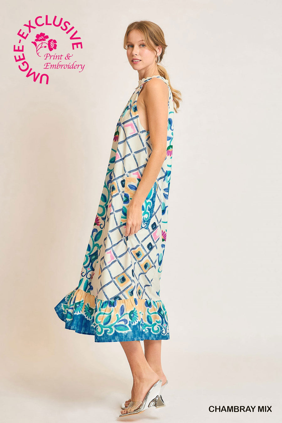 Monte Carlo Halter Neck Maxi Dress