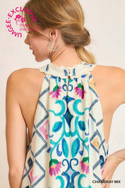Monte Carlo Halter Neck Maxi Dress