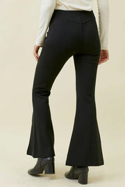 Isabella Front Slit Flare Pant