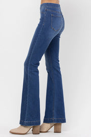 Remington Mid Rise Pull-on Flare Denim Jean