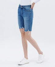 Lovervet High Rise Denim Biker Shorts