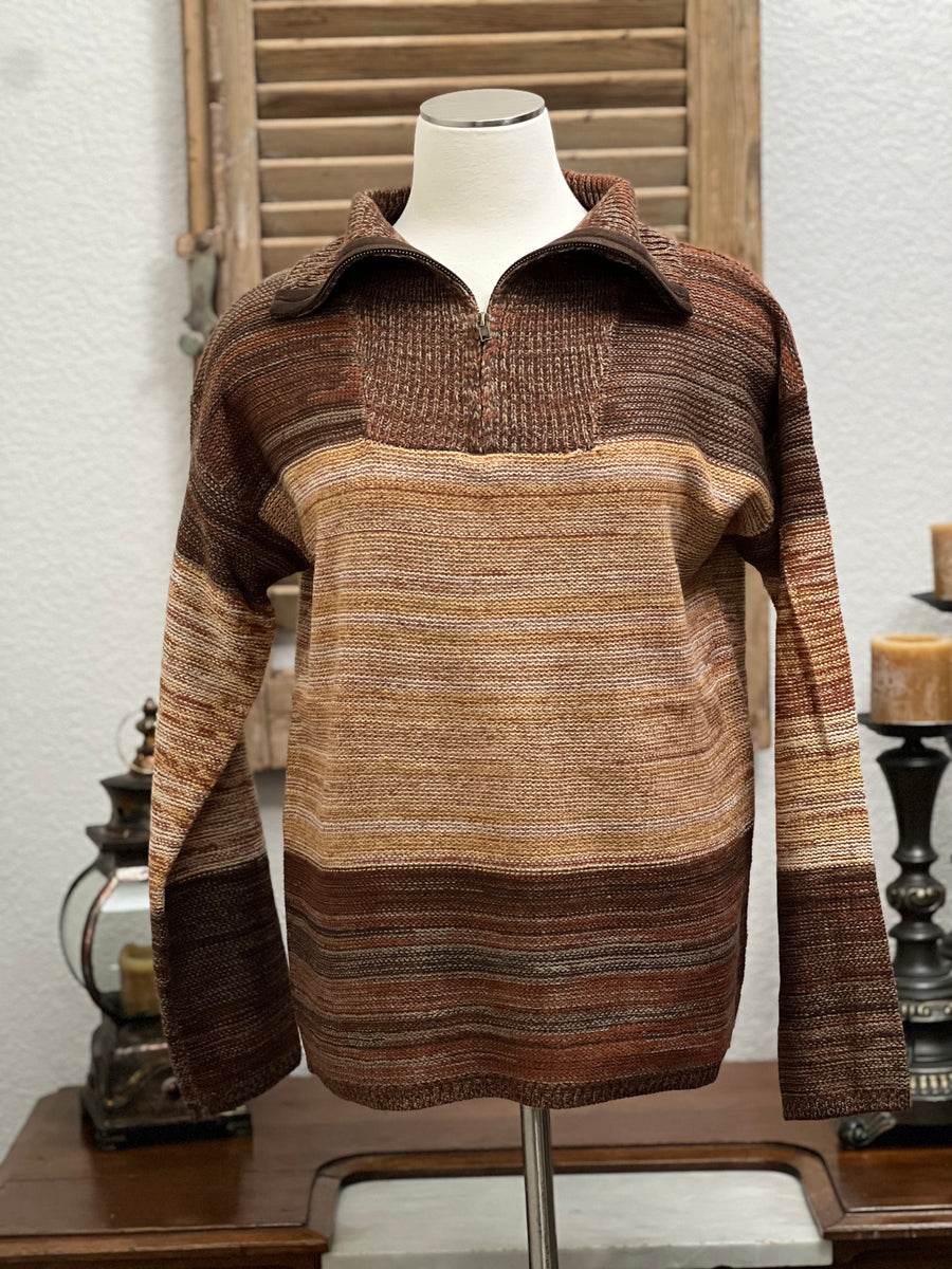 Autumn Zip Collar Sweater