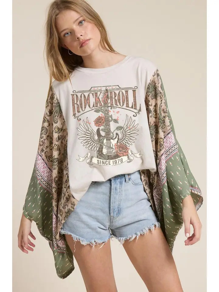 Rock & Roll Vintage Kaftan Tee