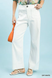 Tawny Stretch Straight-Wide Fit Trouser Pants