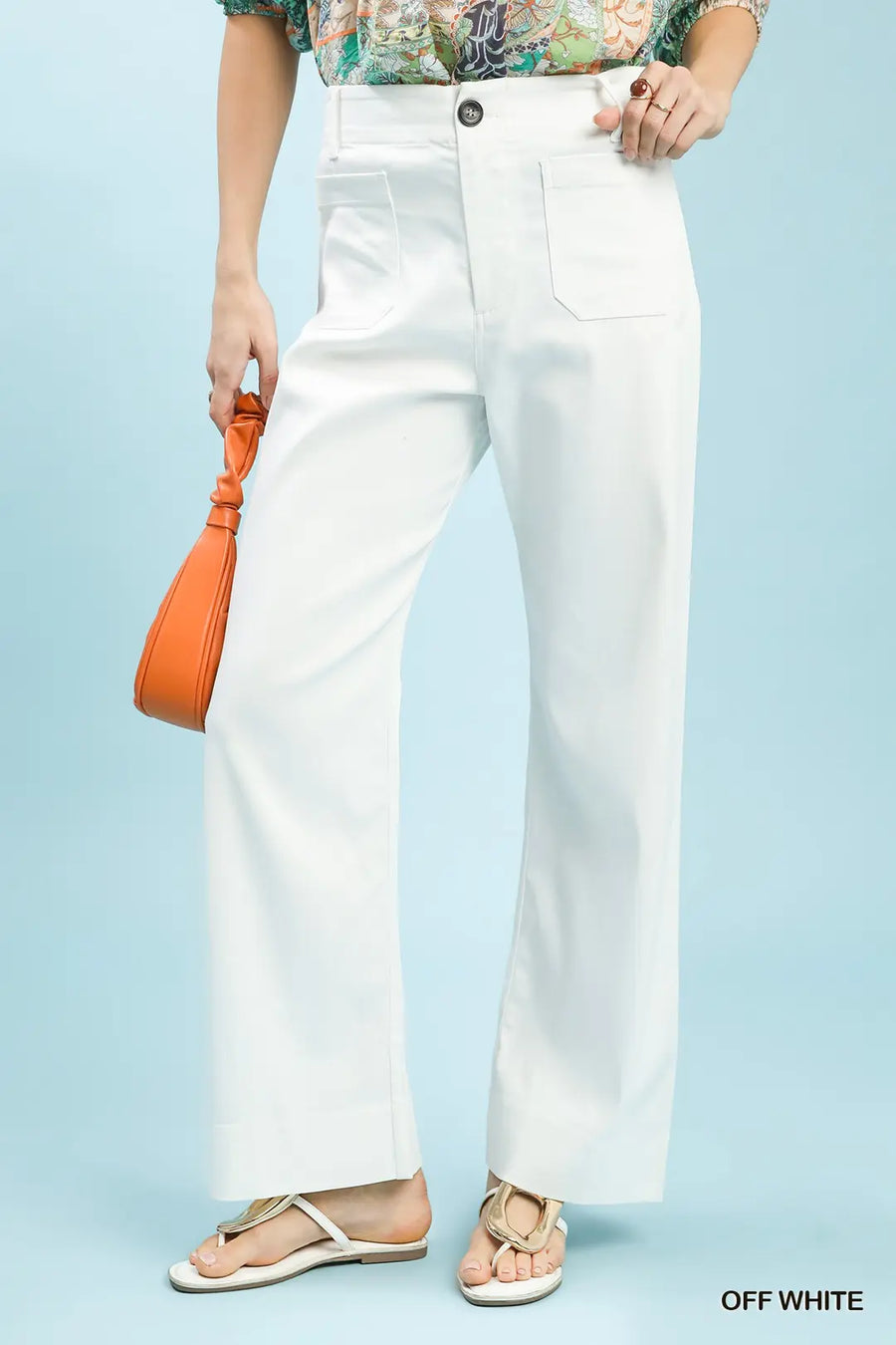 Tawny Stretch Straight-Wide Fit Trouser Pants