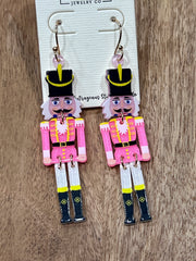 Nutcracker Acrylic Dangle Earrings