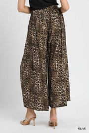 Javan Leopard Print Palazzo Pants