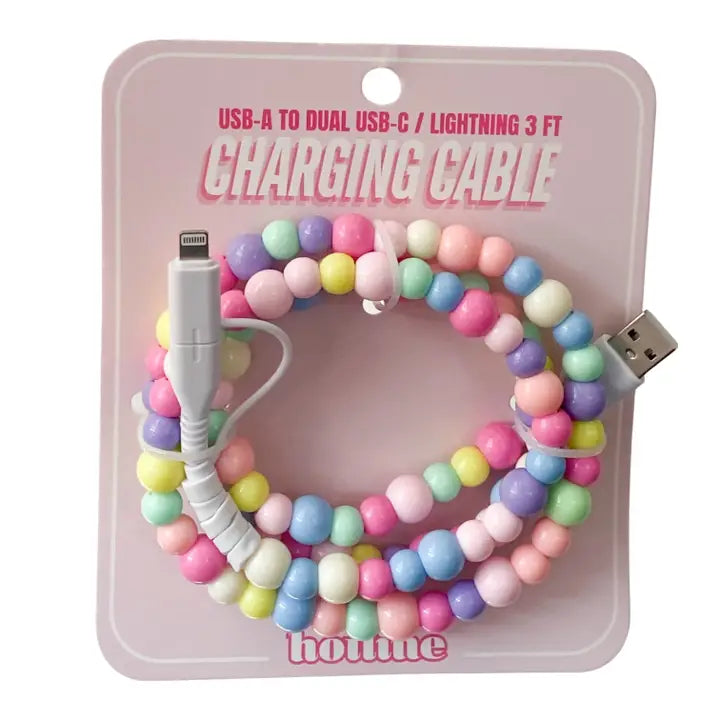 Hotline Beaded Phone Charging Cable