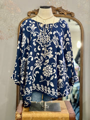 Johanna Batik Tunic Top