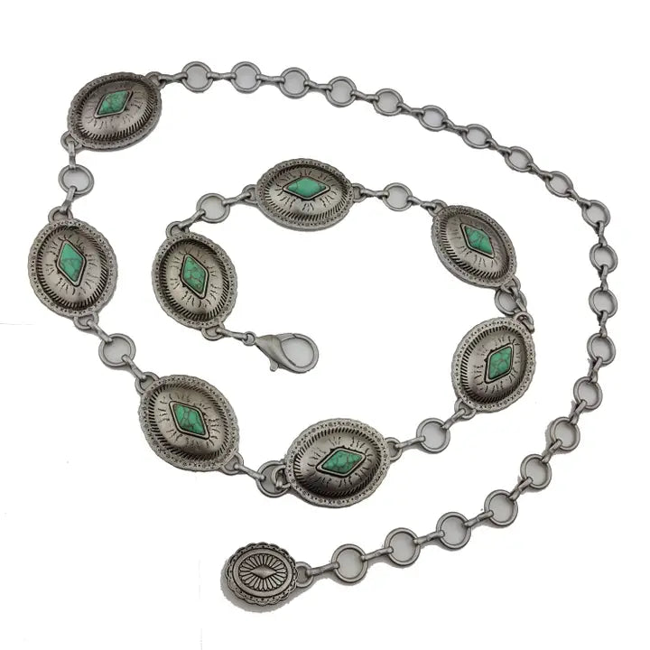 Comanche Concho Chain Belt