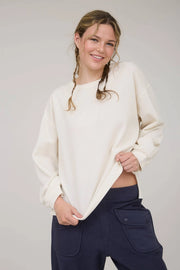 Chryslee Round Neck Knit Pullover Top