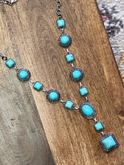 Nayeli Southwestern Turquoise Multi Stone Necklace