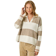 Varsity Prep Collared V-Neck Sweater