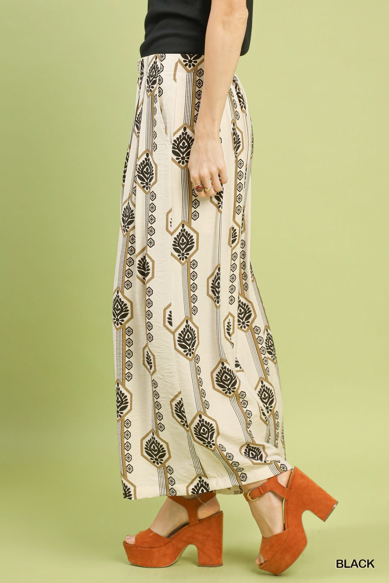San Angel Wide Leg Resort Pant