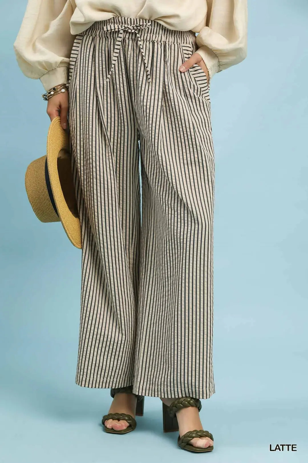 Ooh La ! La! Striped Wide-Leg Pants