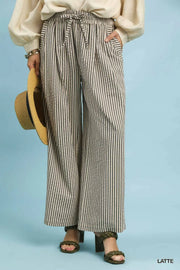 Ooh La ! La! Striped Wide-Leg Pants