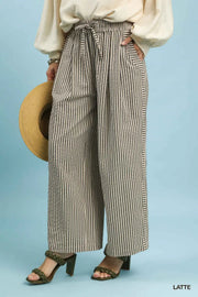 Ooh La ! La! Striped Wide-Leg Pants