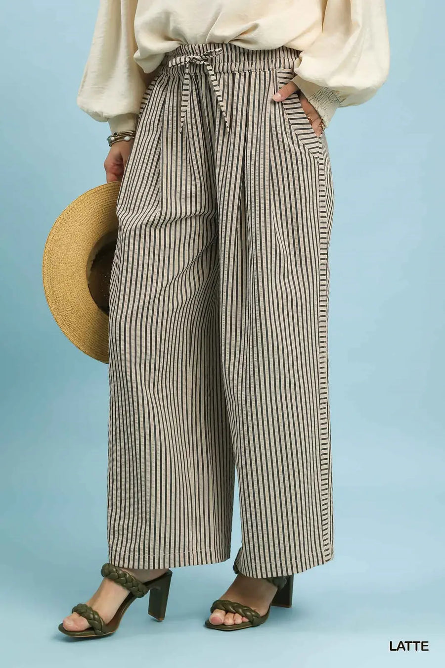 Ooh La ! La! Striped Wide-Leg Pants