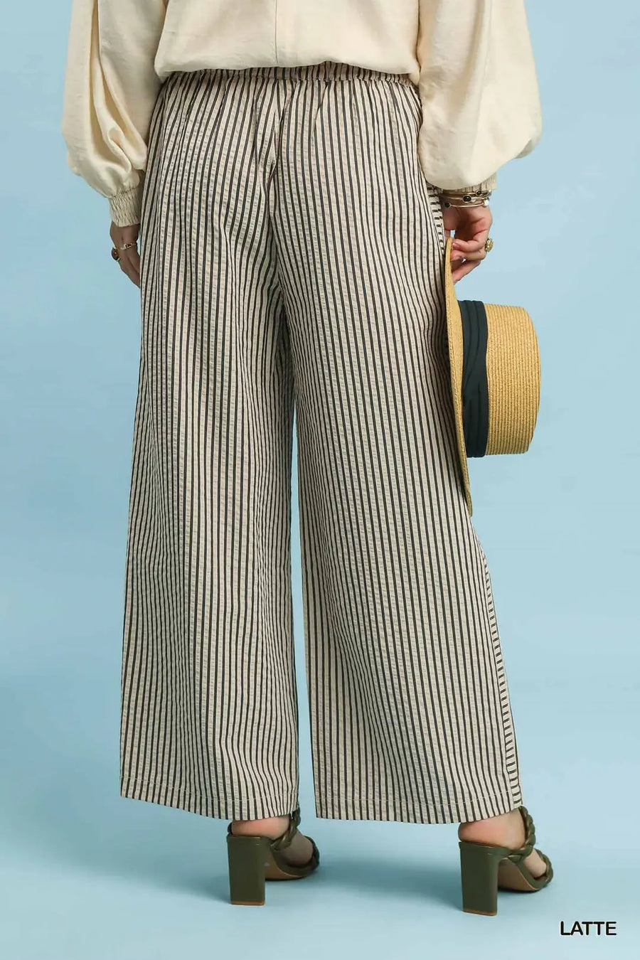 Ooh La ! La! Striped Wide-Leg Pants